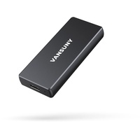Vansuny Externe SSD 1TB, SSD 1TB Ultra Mini, Portable Externe SSD USB 3.1 Type C, Externe SSD 500 MB/s für Smartphone/Laptop/Windows/i-Pad Pro/X-Box, Schwarz