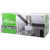 Hunter Gilmour 132 cm Deckenventilator Grau/Silber