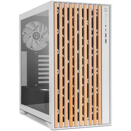 NOX XTREME PRODUCTS NOX Hummer Element White – ATX/Micro-ATX/ITX Midi-Tower mit Front- & Top-Gitter, Seitenfenster aus gehärtetem Glas, 3 × 140-mm-Lüfter, Platz für 10 Lüfter, USB-C/USB 3.0, Weiß