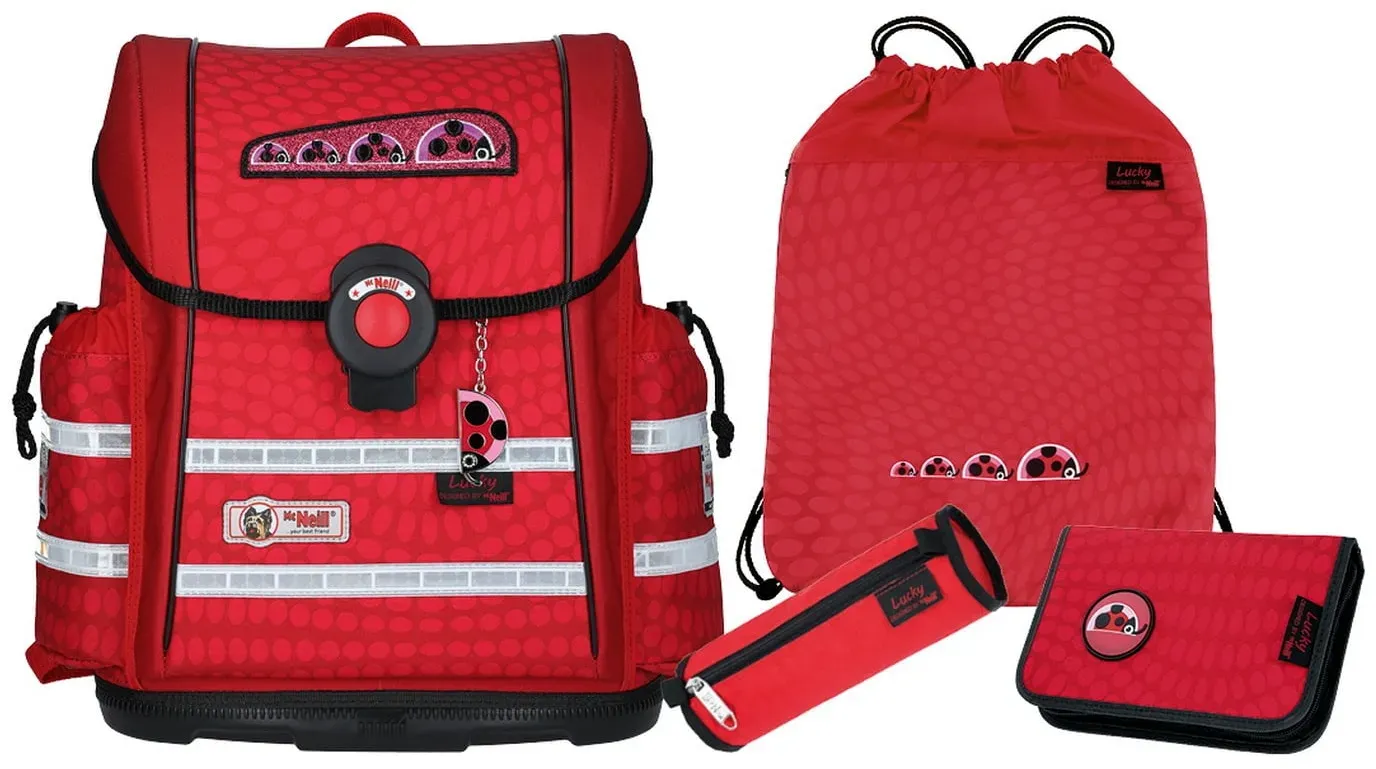 McNeill Schulranzen Set 4-tlg. ErgoLight 912 S 9620 Lucky
