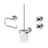 Lenz Badaccessoire-Set Silber