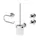 Lenz Badaccessoire-Set Silber