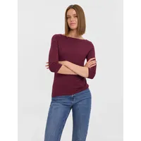 Vero Moda VMPANDA MODAL 3/4 TOP JRS NOOS Rot XS