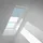 VELUX Verdunkelungsrollo Duo DFD CK04 4576SWL Himmelblau/Weiß, weiß