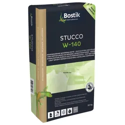 Bostik Stucco W-140 Zement Reparaturmörtel 20kg Sack grau
