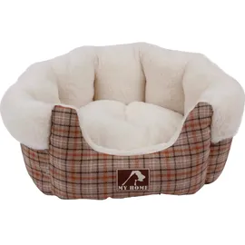 Heim Hunde-und Katzenbett Classic mit herausnehmbarem Kissen 45 x 46 cm x 20 cm