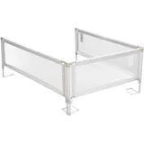 Vevor Bettschutzgitter 3-tlg. 68-89 cm Grau