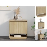 vidaXL Sideboard Sonoma-Eiche 70x41x75 cm Holzwerkstoff