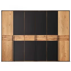 Hochwertiger Schlafzimmerkleiderschrank aus Wildeiche Massivholz 60 cm tief