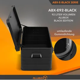 AluBox Aufbewahrungsbox E92 79 x 44,5 x 35 cm 1-tlg. Schwarz
