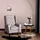Homcom Ohrensessel Polyester 76 x 86 x 108 cm grau