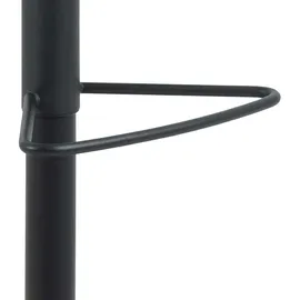 Actona Barhocker ACTONA GROUP "Sylvia Barstuhl, Höhenverstellbar", grau (dunkelgrau), B:41,5cm H:115cm T:52cm, 100% Polyester, Hocker, Barhocker, Trompetenfuß, Gasfeder, drehbar, vertikale Nähte, 2er-Satz