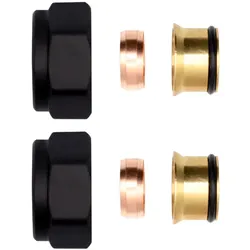 Klemmverschraubung Messing 3/4" für Kupferrohre 15mm