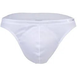 HOM Herren Comfort Micro Brief - Slip, Unterwäsche, Baumwolle, einfarbig Weiß S