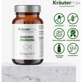 kräutermax – naturheilmittel seit 1890 Omega 3-6-9 Kapseln 90 St.