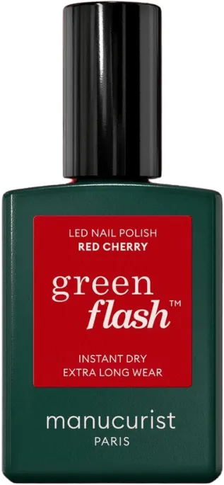 Manucurist Green Flash Nail Polish Red Cherry  (15 )