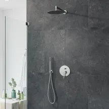Kronenbach AQA 2.0 Duschsystem Unterputz Einhebelmischer rund Chrom 27271000