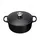 Le Creuset Signature Bräter 22 cm rund schwarz glänzend