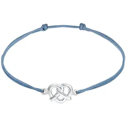 Elli Brezel Traditionell Tracht Nylon 925 Silber Armbänder & Armreife   Damen 