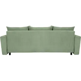 Home Affaire 3-Sitzer HOME AFFAIRE "MAGHERA 230 cm - OTTO. Verlässliche Qualität.", grün, B:230cm H:79cm T:92,5cm, 100% Polyester, Sofas, Schlafsofa, Bettkasten, pflegeleicht
