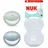 NUK Perfect Match Baby Schnuller | 0-6 Monate | Stillfreundlich, Orthodontische Schnuller | 95% Akzeptanz bei Babys** | Grün/Blau | 2 Stück