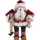 KWO Räuchermann Weihnachtsmann auf Skier 20 cm mehrfarbig