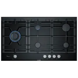 BOSCH Gas-Kochfeld "PRS9A6B70D", schwarz, B:91,6cm H:5,9cm T:52,7cm, Kochfelder