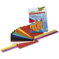 Folia Flechtblätter ungummiert 12 x 17 cm 10 Paar