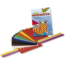 Folia Flechtblätter ungummiert 12 x 17 cm 10 Paar