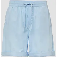 S.Oliver Leichte Relaxed-Fit-Shorts aus Baumwollmix, hellblau 38