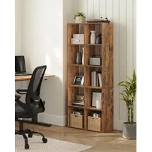 VASAGLE Bücherregal 10 Fächer 0 x 0 x 0 cm Braun