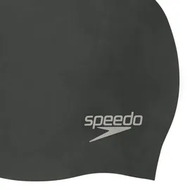 Speedo Plain Moulded Silicone Badekappe schwarz Einheitsgröße