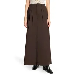 Cartoon Casual-Hose mit Bundfalten Dunkelbraun 38