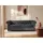 vente-unique Vente-unique-Sofa 3-Sitzer, - Samt - Anthrazit, - Chesterfield