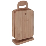 Schneidebrett-Set 7-teilig CUTTO, Bambus - 15 x 22 cm