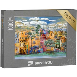 puzzleYOU Puzzle Puzzle 1000 Teile XXL „Ferienort in Italien“, 1000 Puzzleteile, puzzleYOU-Kollektionen Künstler