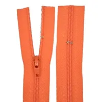 Reißverschluss orange für Bettwäsche Kopfkissen Bettbezüge schließbare Länge 130 cm