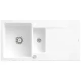 Villeroy & Boch V&B Spüle Siluet 60 R m Abl.garn, rd m Exzenter, sn wh. C-plus