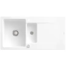 Villeroy & Boch V&B Spüle Siluet 60 R m Abl.garn, rd m Exzenter, sn wh. C-plus