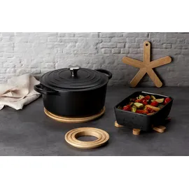 Continenta Untersetzer, rund, Gummibaum Ø 21x1,5 cm