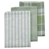 Kela Pasado 100%Baumwolle olivgrün 3tlg 65,0x45,0cm