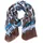 Betty Barclay Basic-Schal mit Animalprint in Blau/Braun | Gr.: onesize