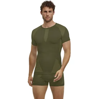 Falke Warm T-Shirt Herren 7754 herb XL