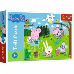 Trefl: Peppa Pig Waldabenteuer Puzzle mit 30 Teilen