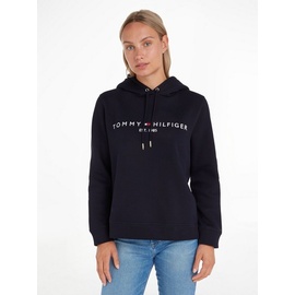 Tommy Hilfiger Kapuzensweatshirt mit Logostickerei Gr. XXS (32), desert sky (dunkelblau), Sweatshirts, 87799702-XXS