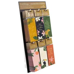 60 Stück Goldbuch Lesezeichen Tropical Style sortiert Lesezeichen  GOLDBUCH
