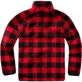 Brandit Textil Teddy Jacke Red / Black XL