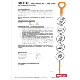 Motul Bremsflüssigkeit RBF 660 DOT4 500 ml