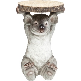Kare Beistelltisch Koala 33cm Durchmesser, Couchtisch, Koala Bär, 52x35x33 cm (H/B/T)