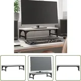 Monitorständer Grau Sonoma 55x23x14 cm Holzwerkstoff - Monitorständer - Laptoptisch - Schreibtischaccessoires - Ergonomie - Bürobedarf - The Living